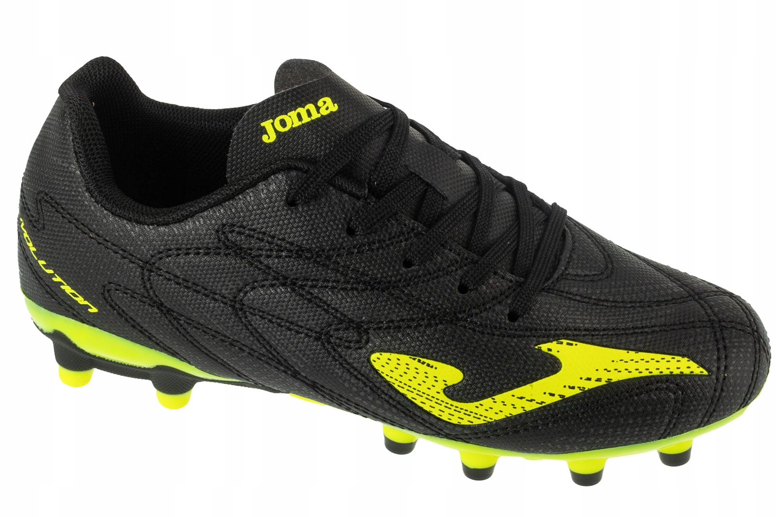 Joma Evolution Jr 2501 Fg (33) Chlapecké kotníkové boty, černá barva