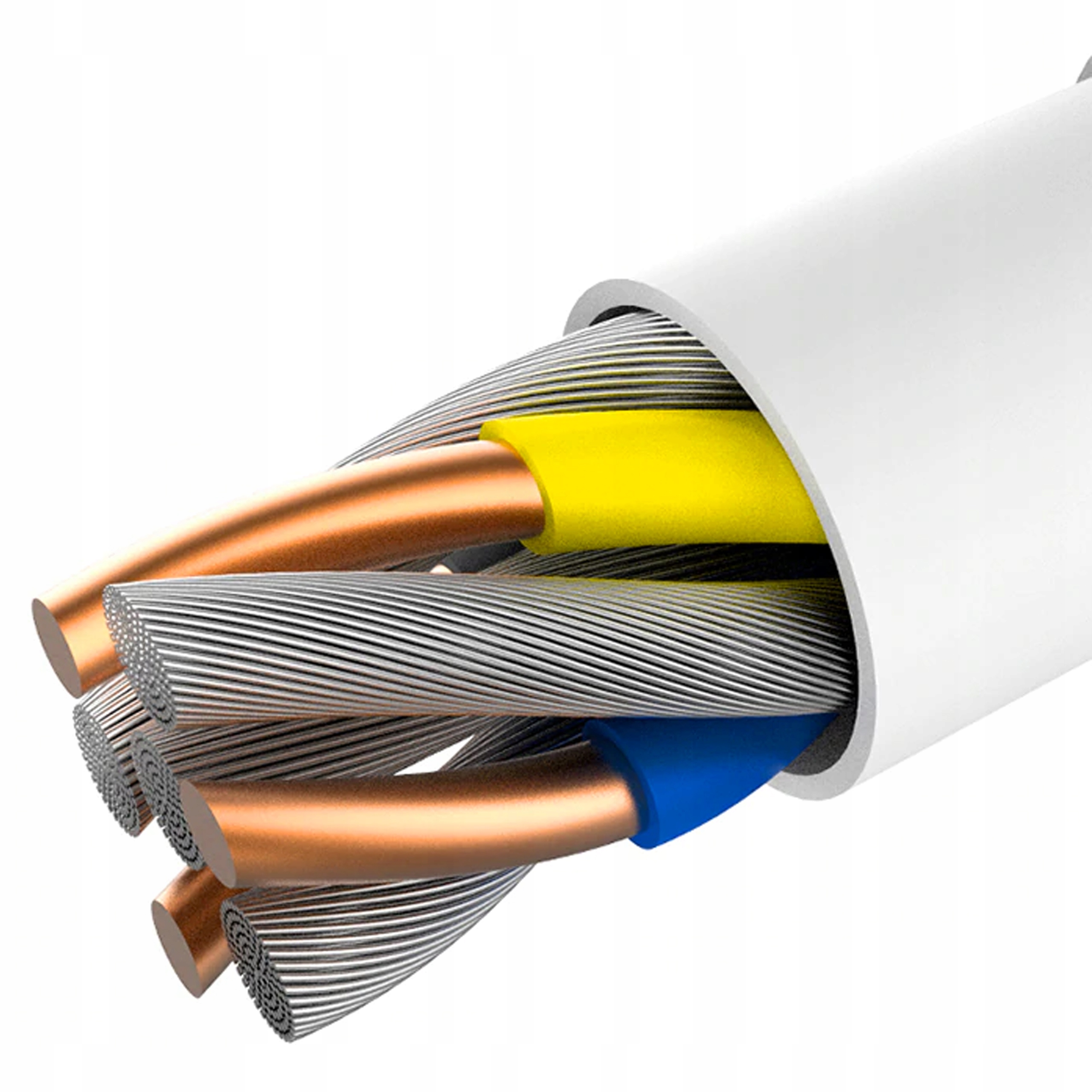 TYP-C GRUBY WZMACNIANY KABEL QUICK CHARGE DŁUGI 3m Marka Inna