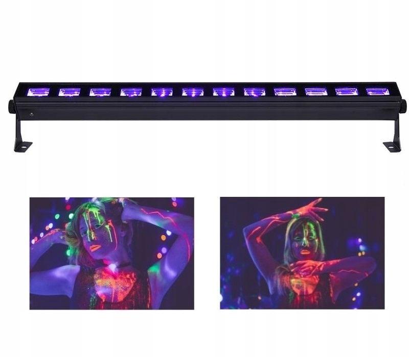 LIGHT4ME Uv Bar 12 listwa Led belka ultrafioletowa