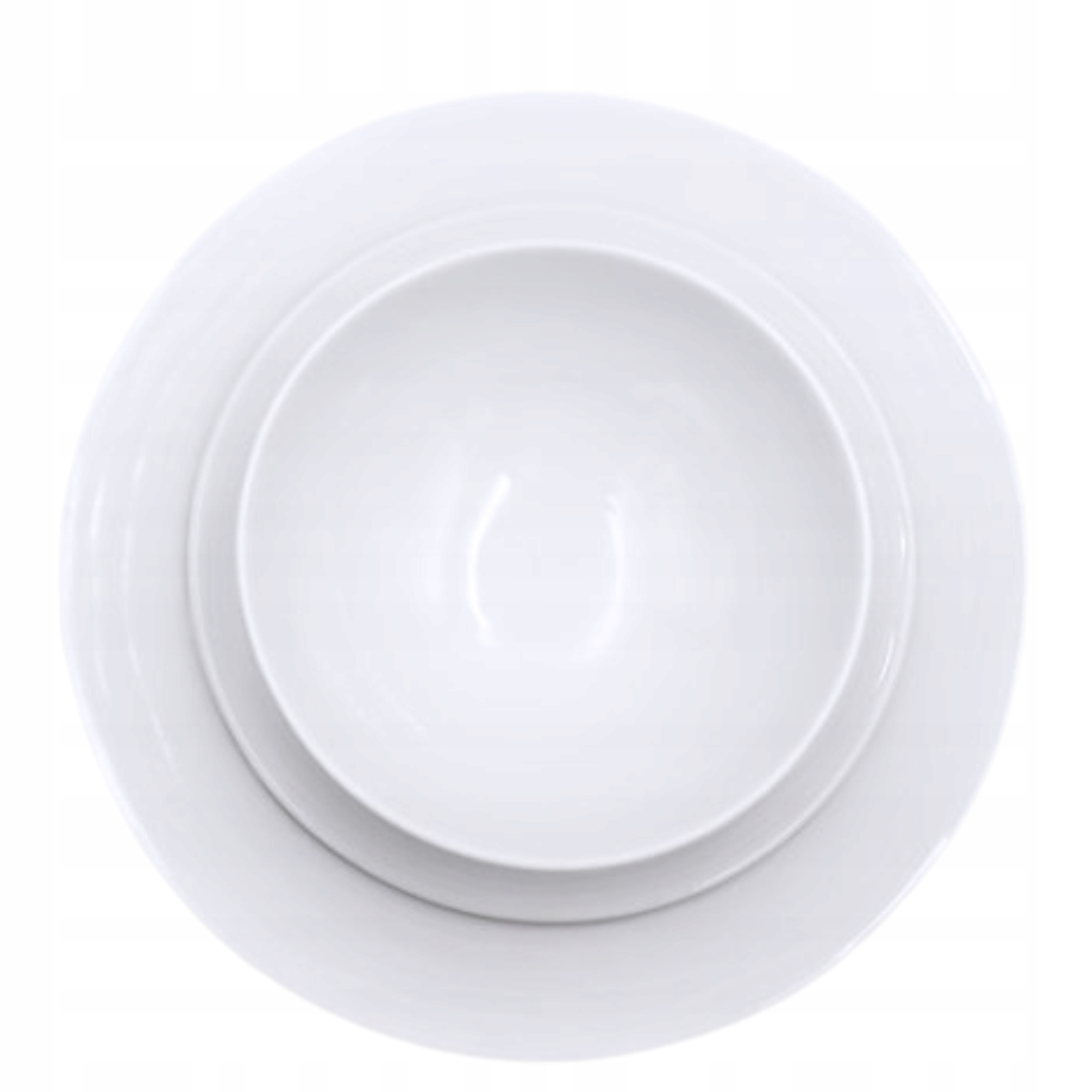 SERWIS OBIADOWY PORCELANOWY 18EL 6OSÓB KOMPLET ZESTAW TALERZY BIAŁY FALA Rodzaj serwisu obiadowy