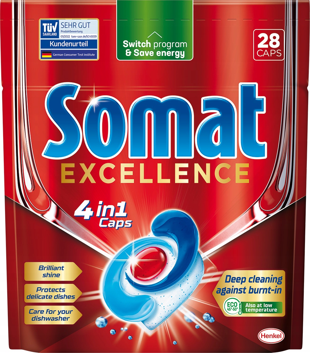 

Kapsułki do zmywarki Somat Excellence 4w1 28szt