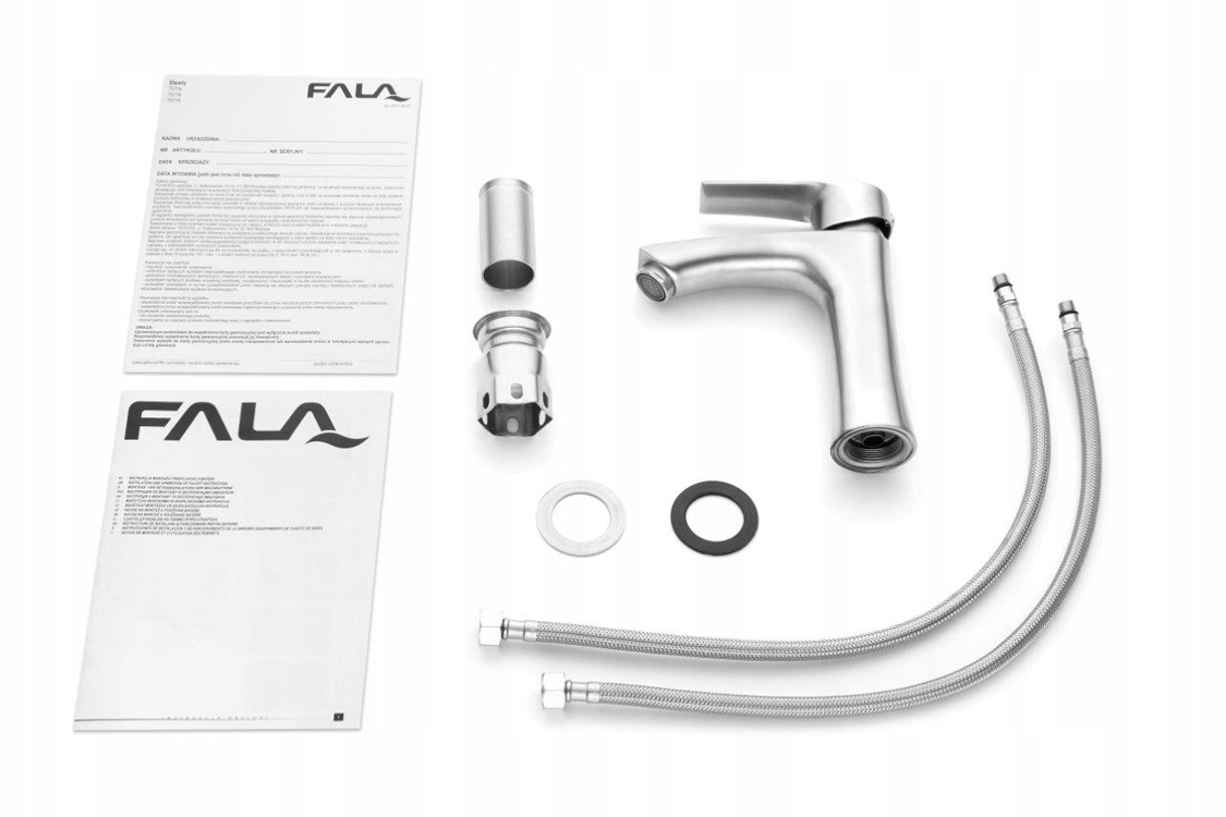 BATERIA UMYWALKOWA INOX STAL NIERDZEWNA STEELY 3 Rodzaj baterii Bateria umywalkowa