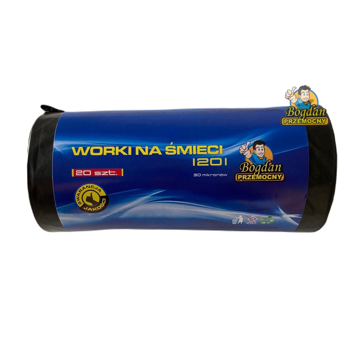 Levně Pytle na odpadky 120l 20ks Bogdan Násilný Velmi Silné