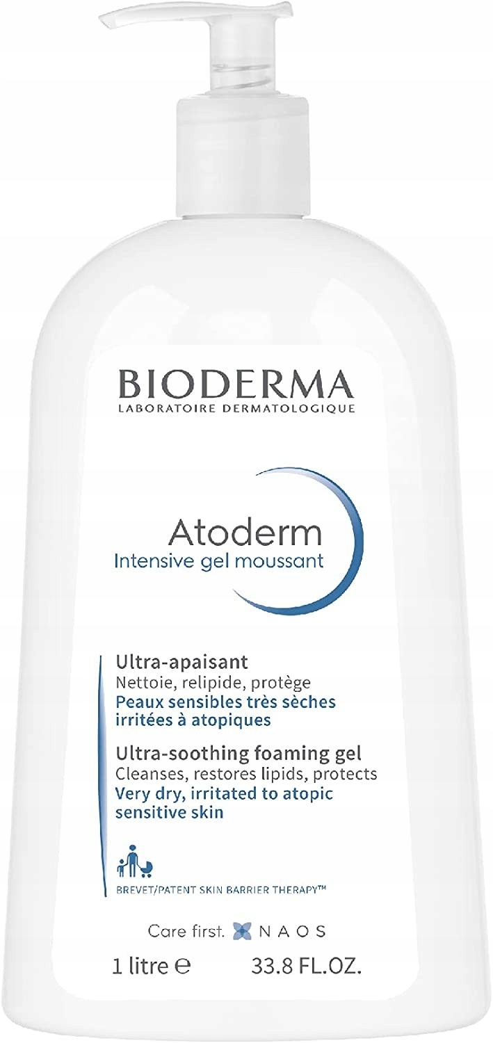Bioderma Atoderm Intensive Żel oczyszczający i natłuszczający, 1000ml