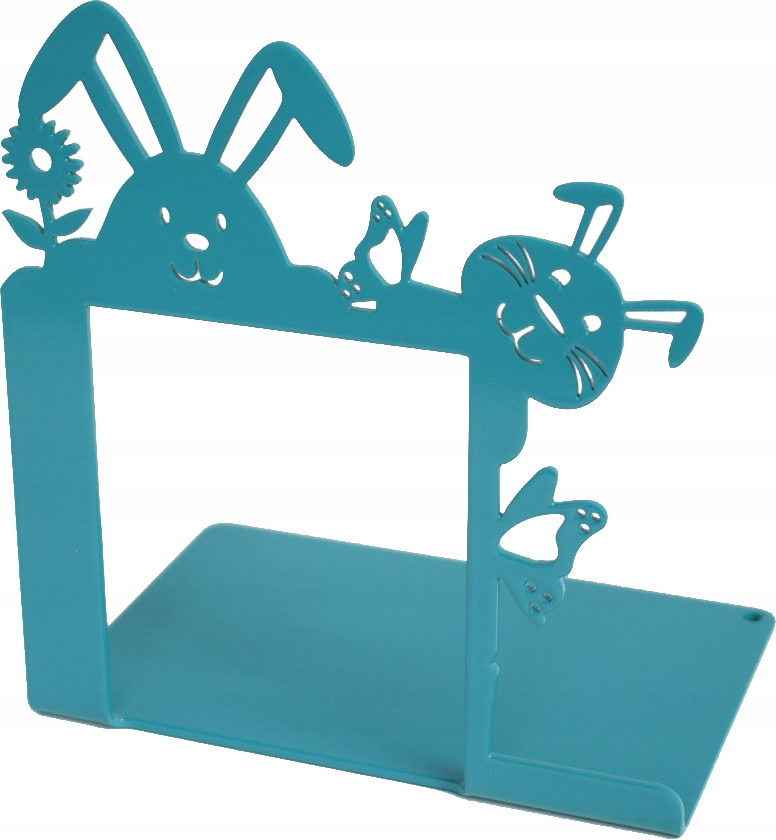 Podpórka do książek Wielkanoc Metalowa Turkusowa