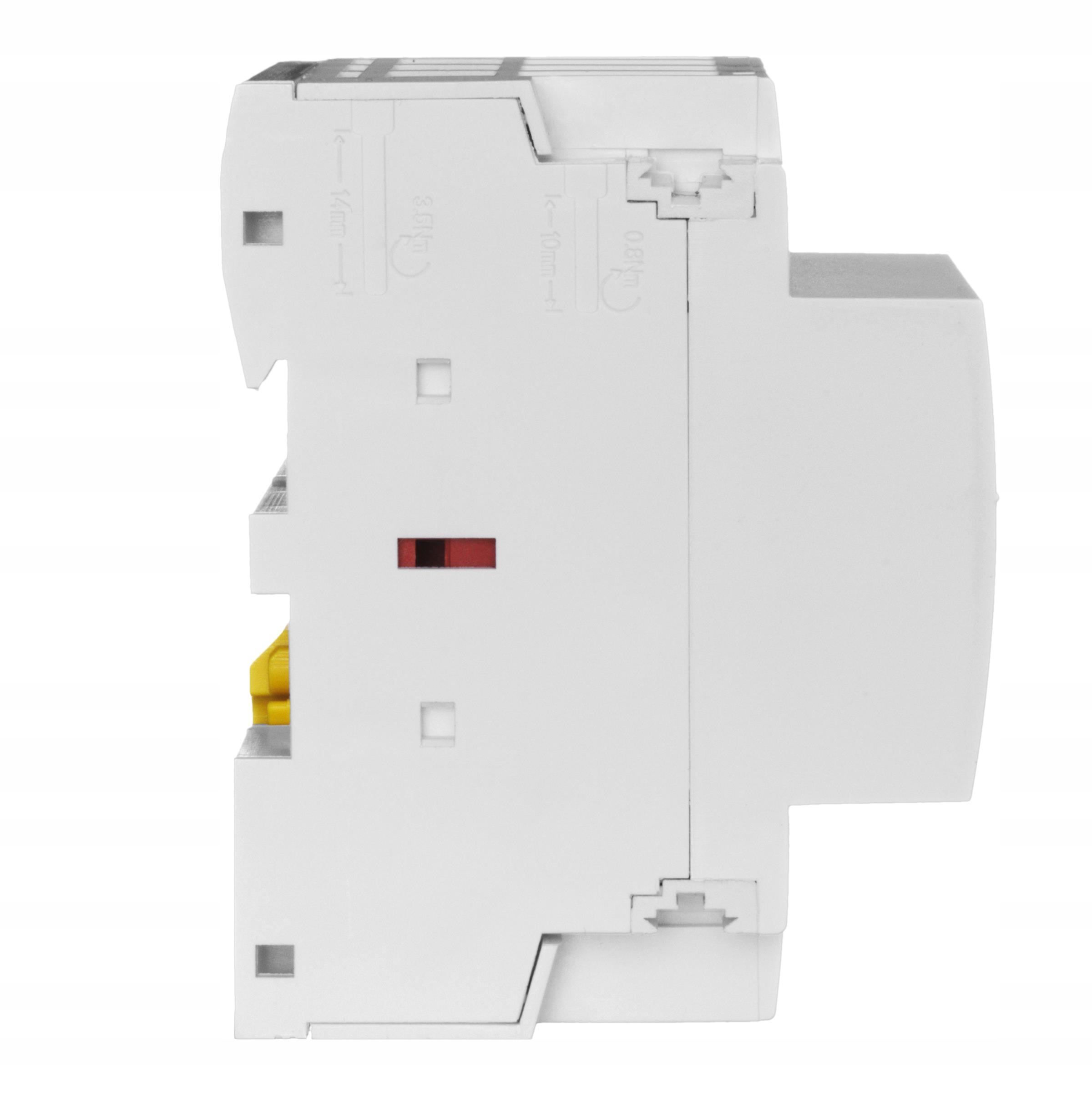 Stycznik modułowy na szynę 3-f 4P 63A 3Z 1R ZAMEL Wysokość 6.8 mm