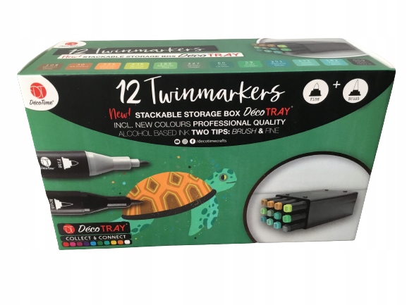 Markery dwustronne Twinmarkers DecoTime 12 szt. Marka DecoTime
