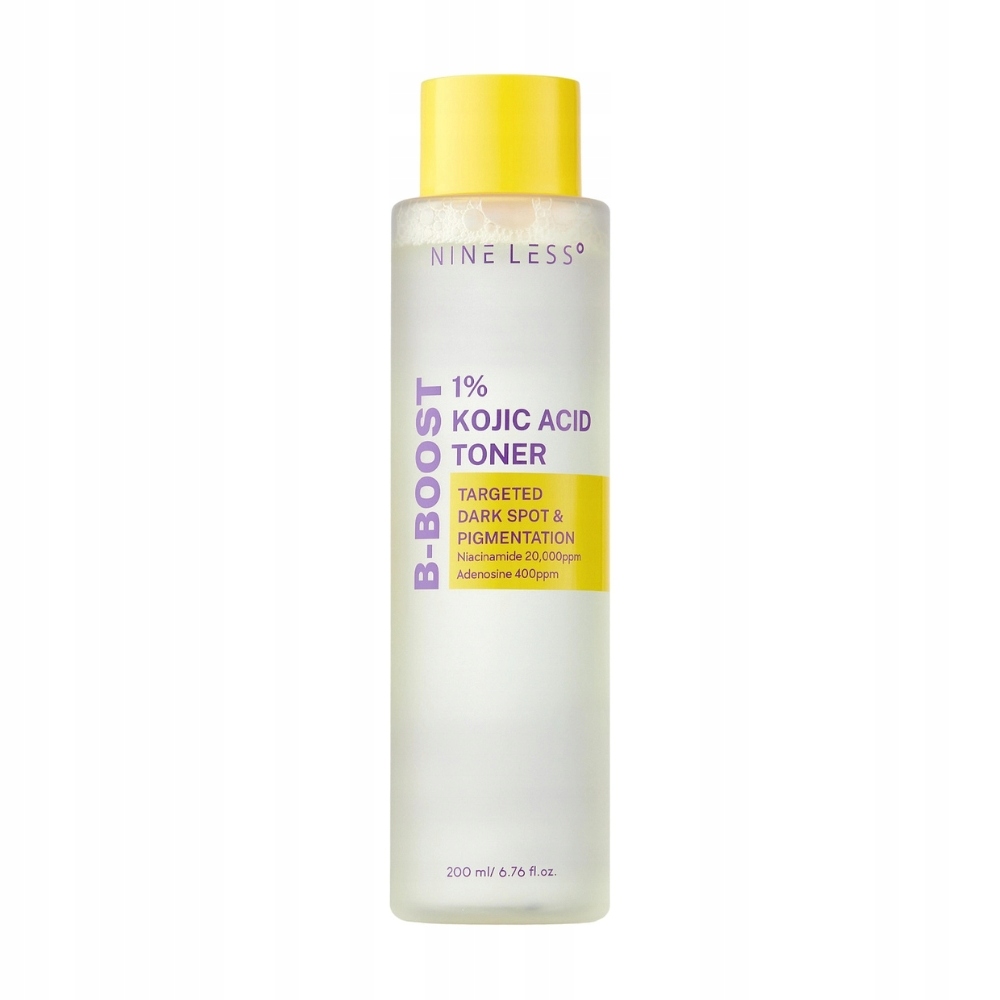 NINE LESS B-Boost 1% Kojic Acid Toner 200 ml - rozjaśniający tonik do twarzy — 2