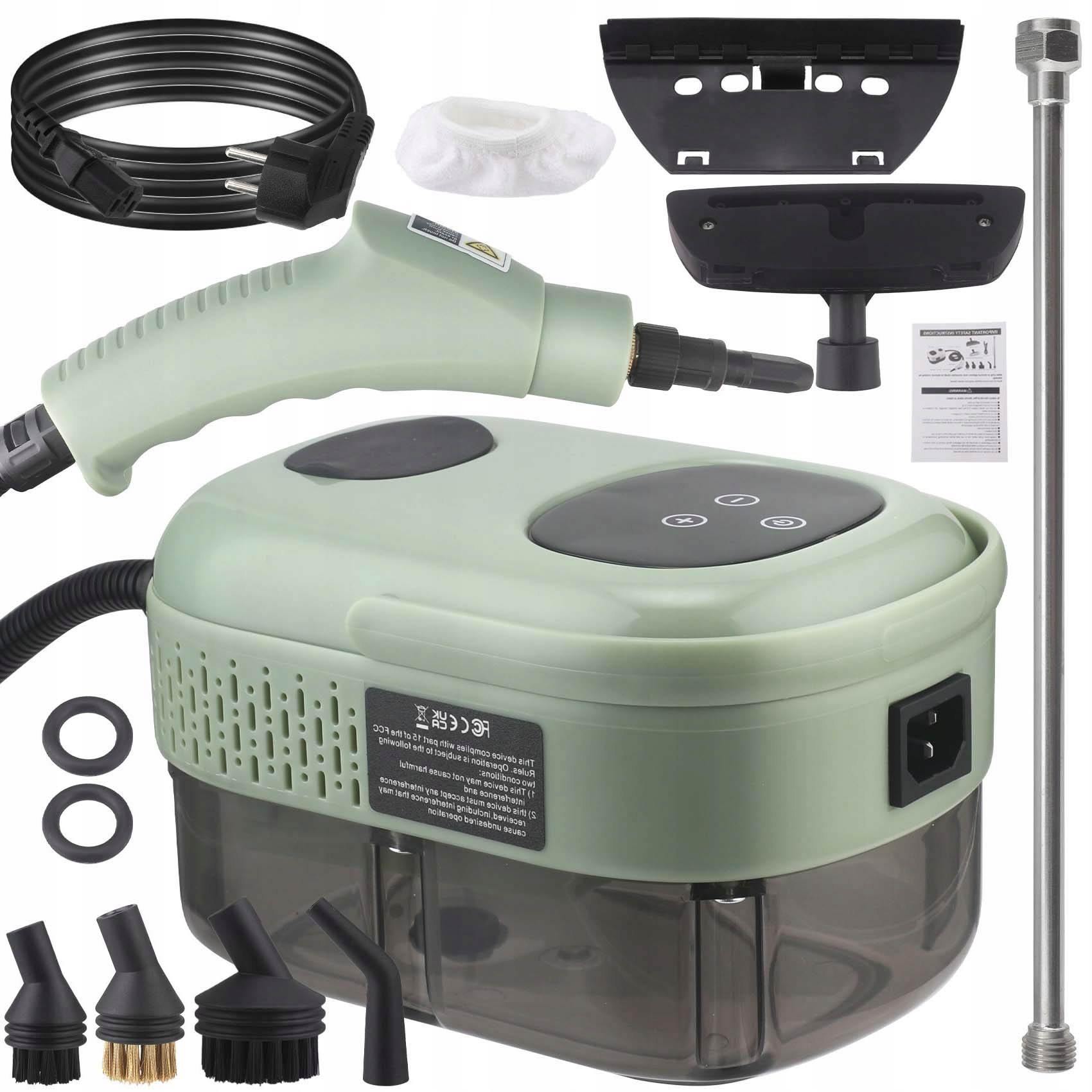 Parní Čistič Parní Mop Sada 6 Režimů Páry 2500 W 1000 ML