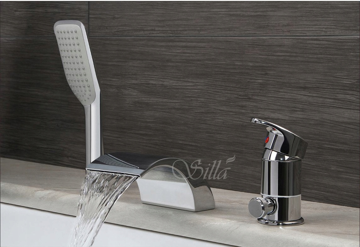 BATERIA WANNOWA 3-OTWOROWA NAWANNOWA CHROM KASKADA Marka Silla