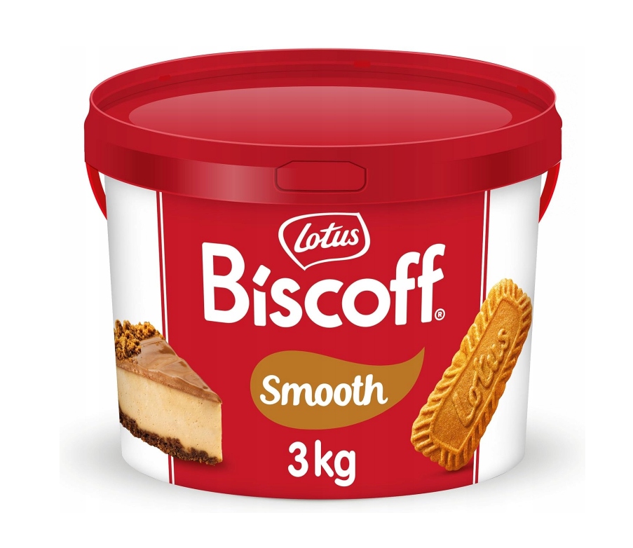 Lotus Biscoff Smooth Krem Ciasteczkowy Pasta do Lodów Gofrów 3000g 3kg