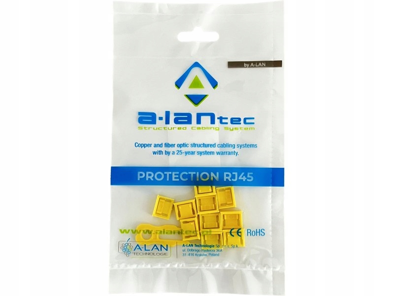 Zablokování Usb konektoru proti neoprávněnému zapnutí, žlutá barva (balení)