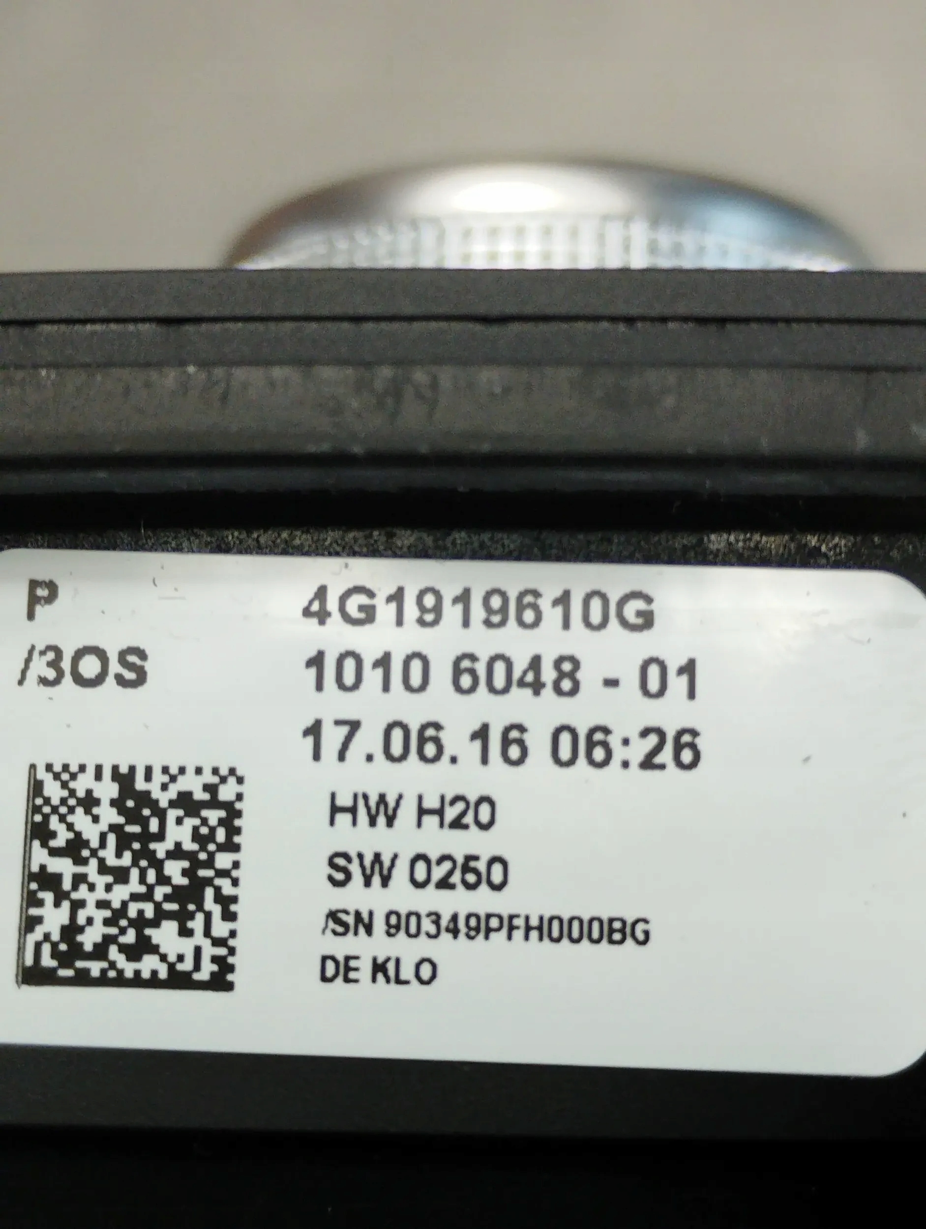 Audi A6 S6 C7 4G PANEL MMI 4G1919610G