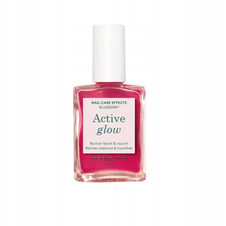 Manucurist Active glow lakier odżywka do paznokci Blueberry