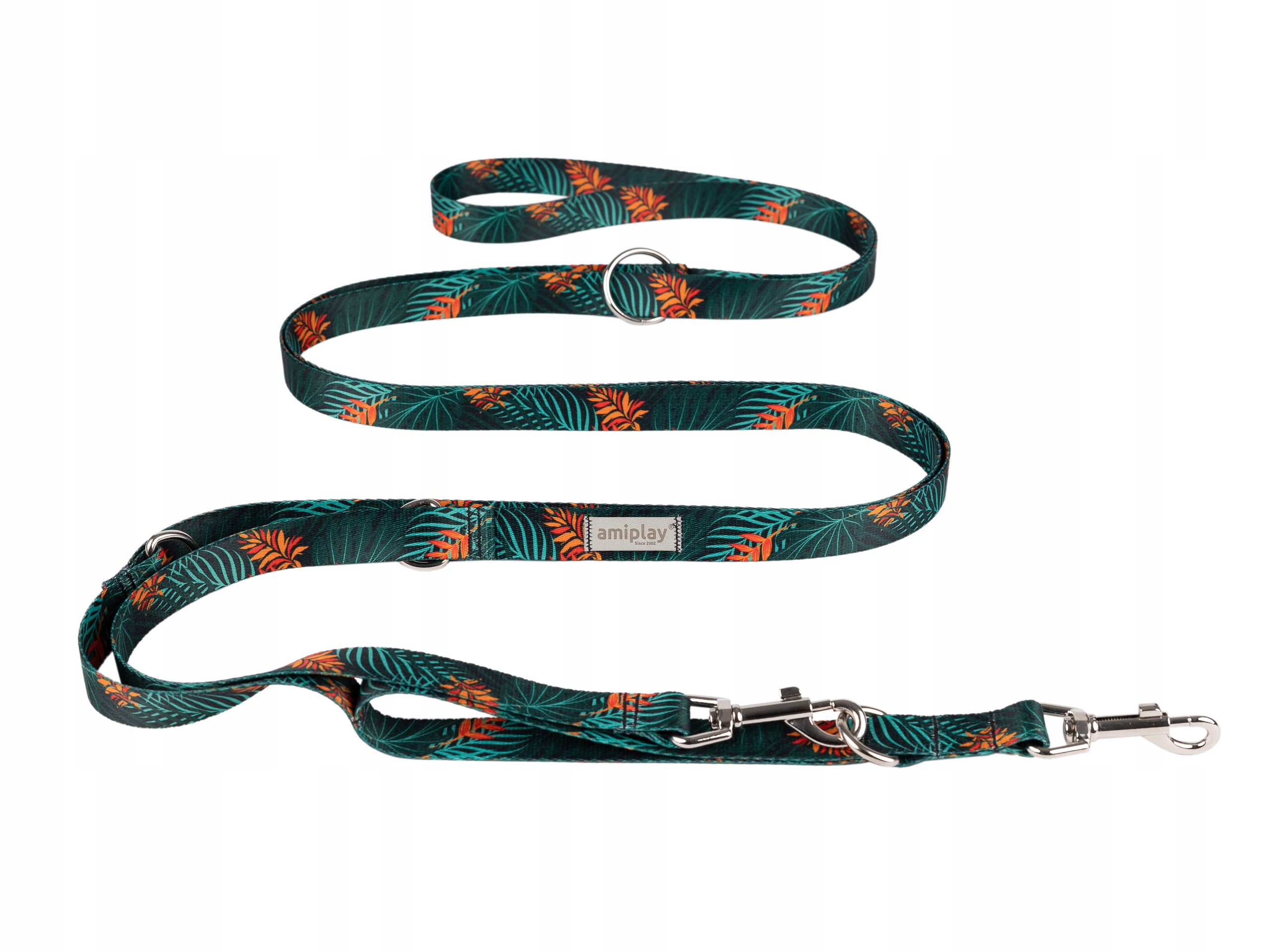 Levně Amiplay Vodítko 8v1 BeHappy XL Jungle