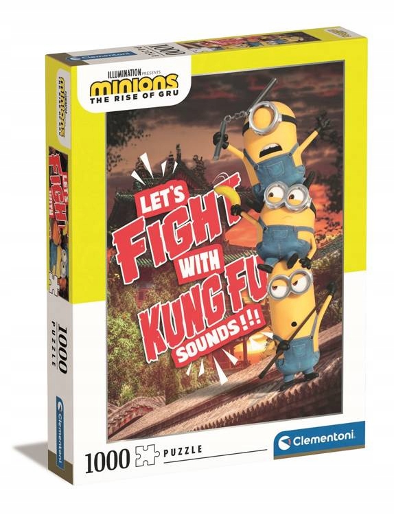 

Clementoni Puzzle 1000 Minionki Wejście Gru 39564