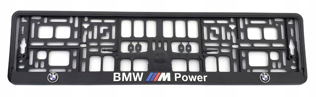 Ramka Pod Tablicę Rejestracyjną 3D Bmw M-power 2 Szt.