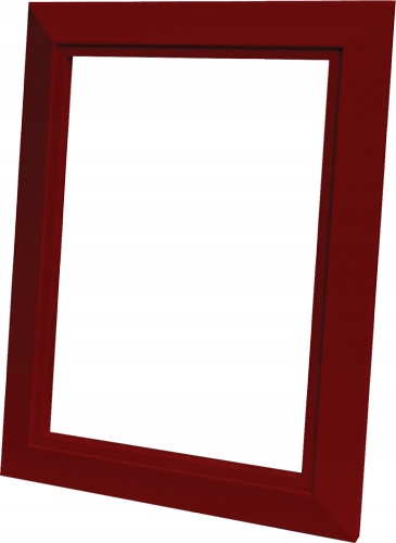 Ramka gniazda Deco - czerwona