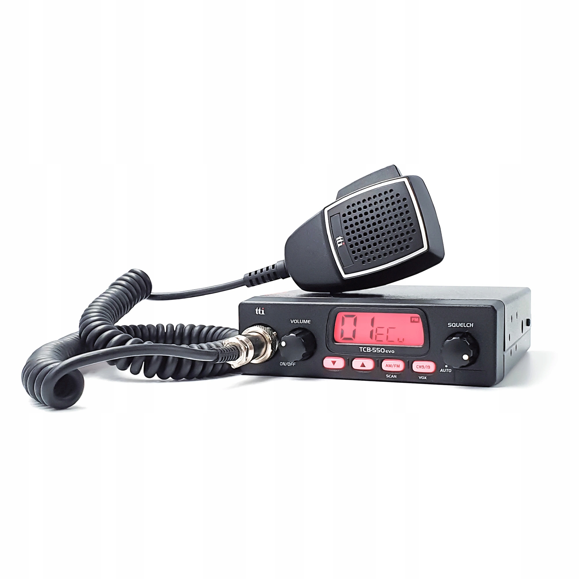 Súprava rádiostanice Cb TTi TCB-550 Evo anténa Pni ML70 s magnetom, 70cm,