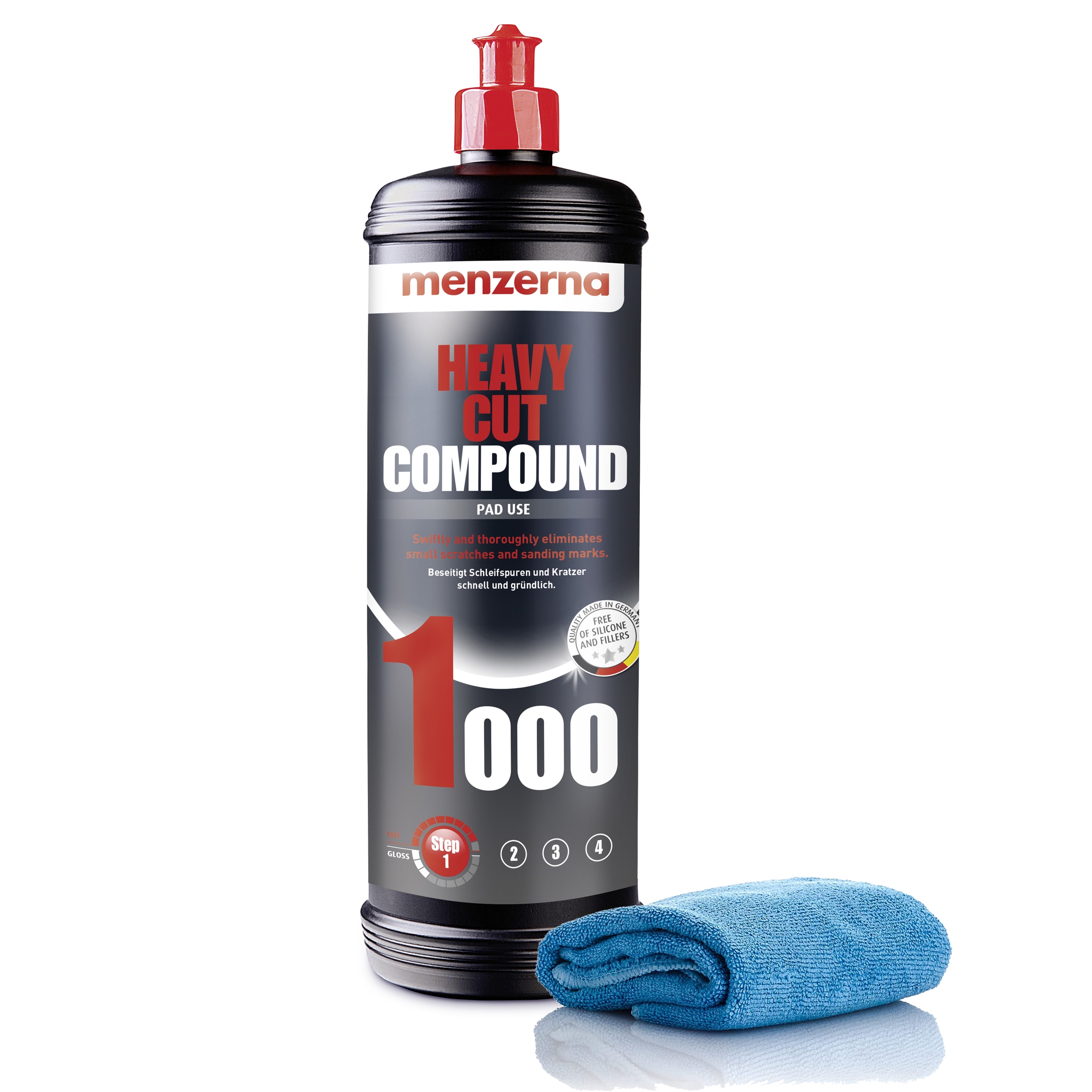 Pasta Polerska Menzerna do Lakieru Hcc 1000 Mocno Ścierna Agresywna 1 Litr