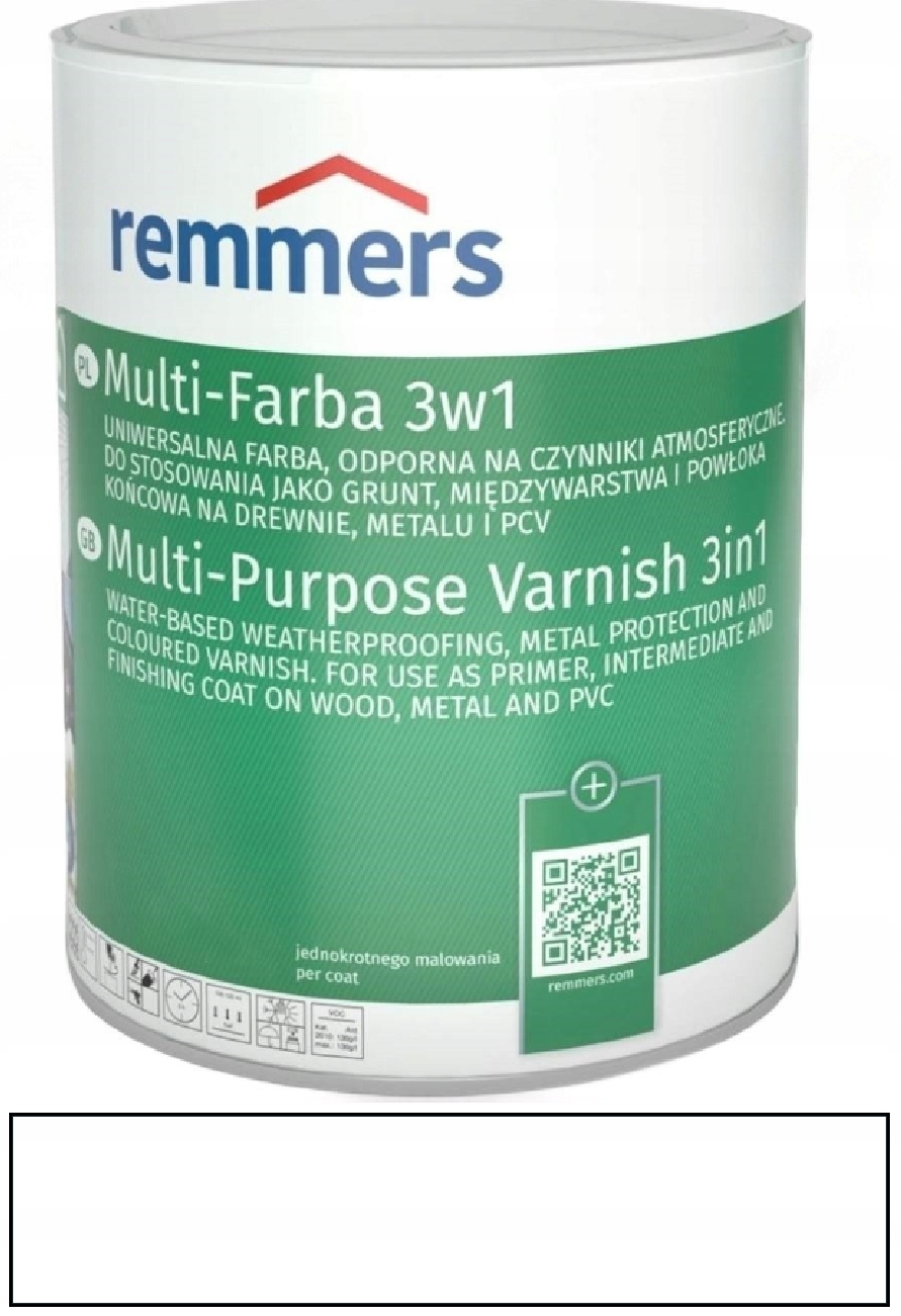 Remmers Multi-Farba 3w1 Biały RAL9016 0,75l