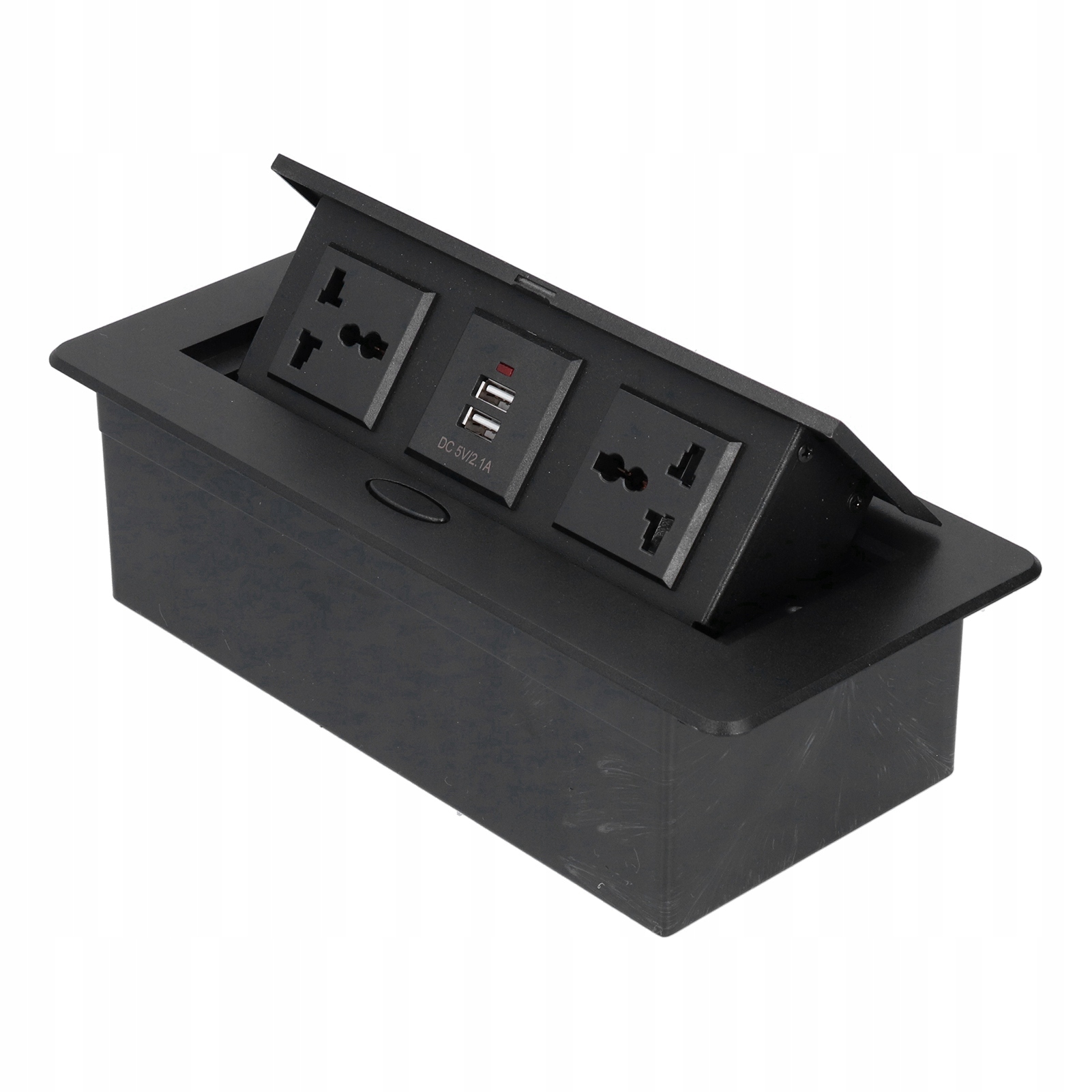 Nábřežní Zásuvka Schovaná Do Kuchyňského Bláta, Trojitá, Zapuštěná, 2X Usb 250V