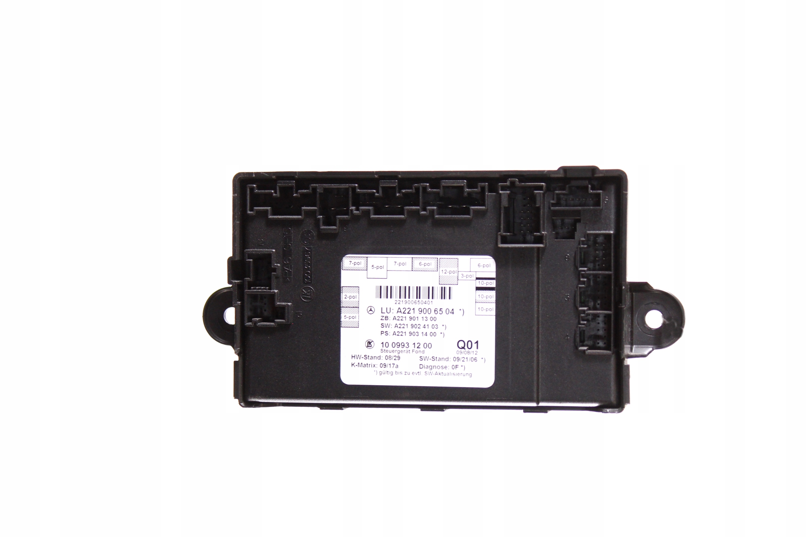 Модуль задней правой двери MERCEDES W221 A2219006504