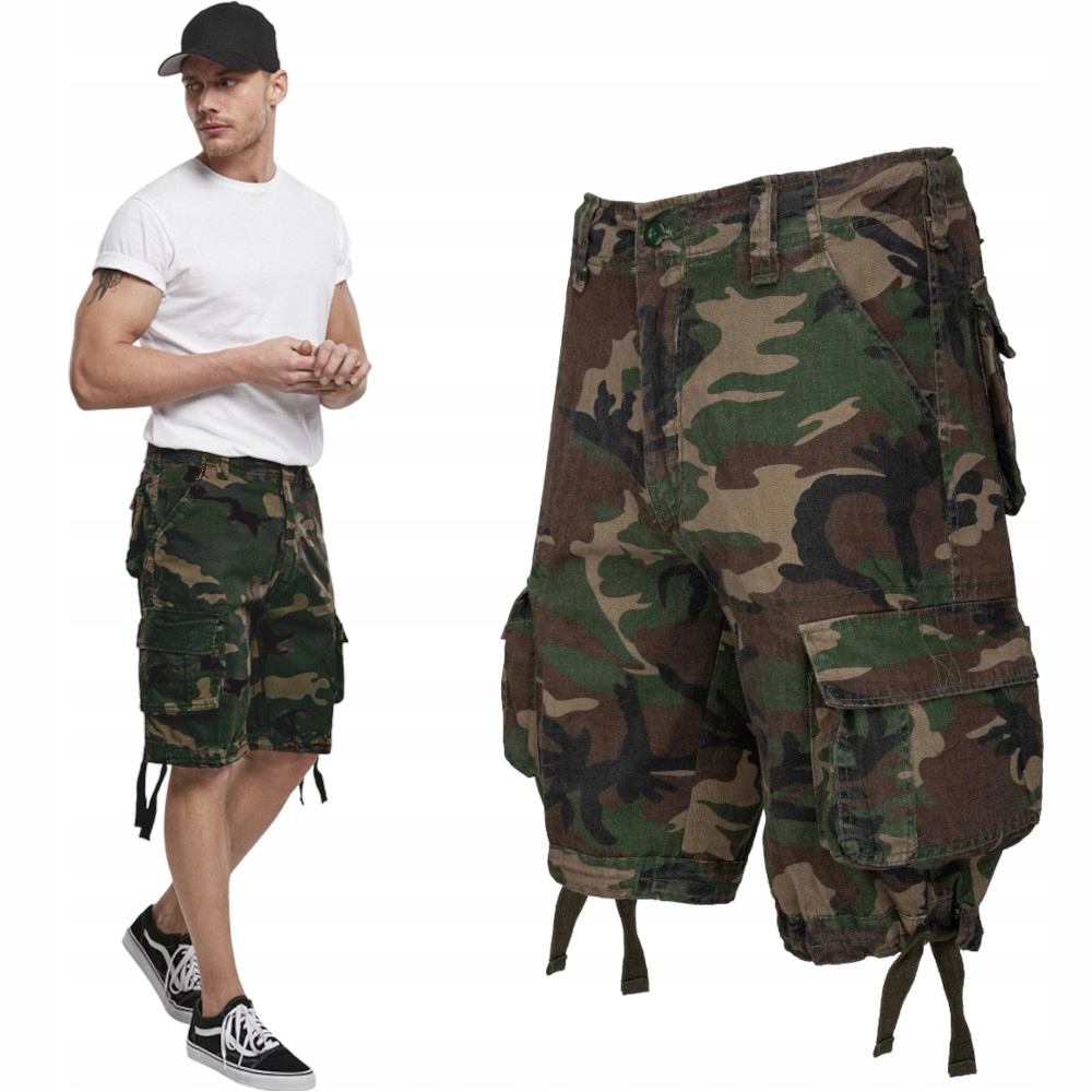 Krátké kalhoty Brandit Urban Legend Woodland 4XL