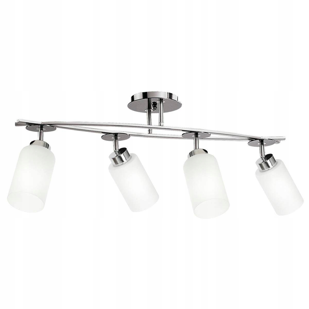 Elegantný štvoritý stropný luster do obývačky