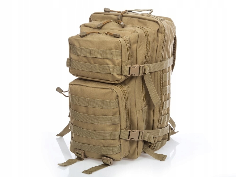 Batoh vojenský trekingový batoh odnímatelný až dolů pro práci, béžový