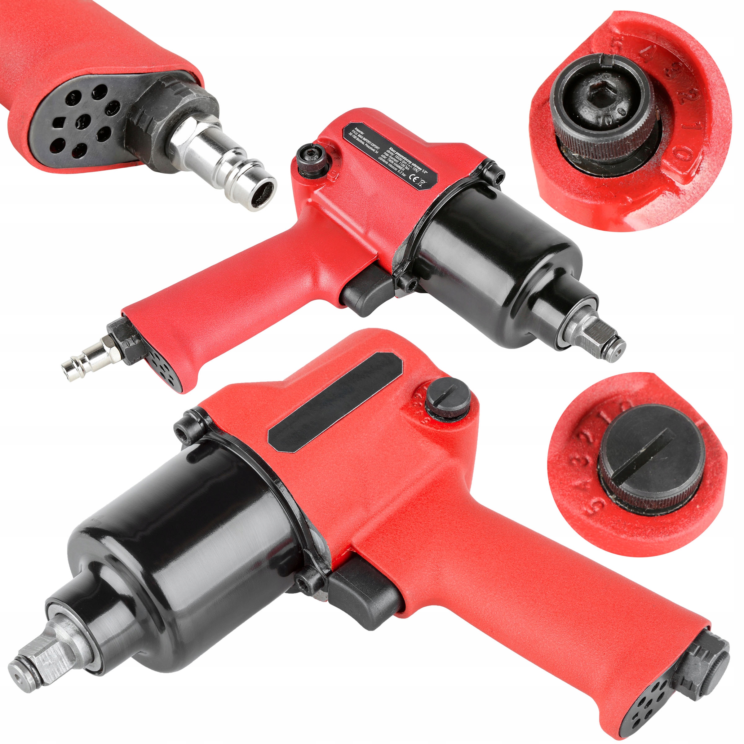 KLUCZ PNEUMATYCZNY UDAROWY 1/2" 1100Nm