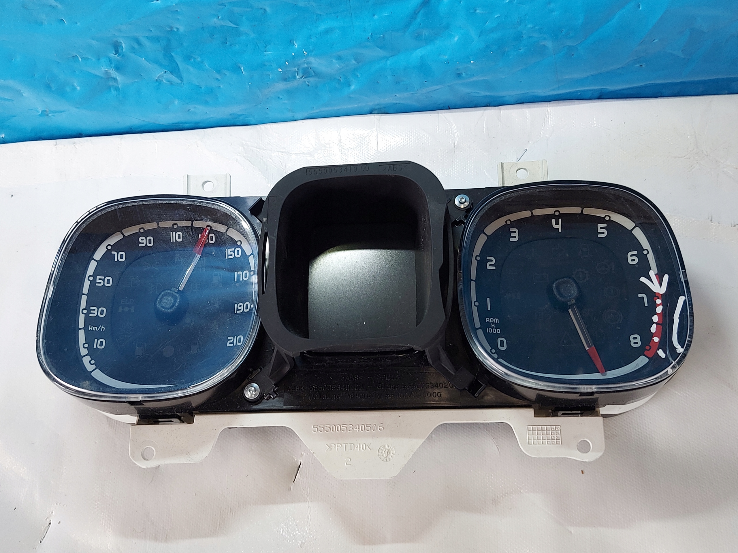 dials clock FIAT PANDA III 0.9 B 0887766550