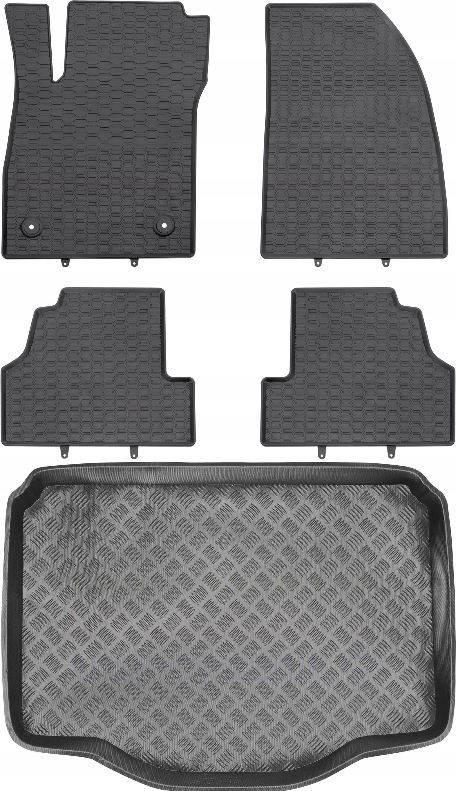 Chevrolet Trax Crossover od roku 2013 Sada Koberce batožinový priestor