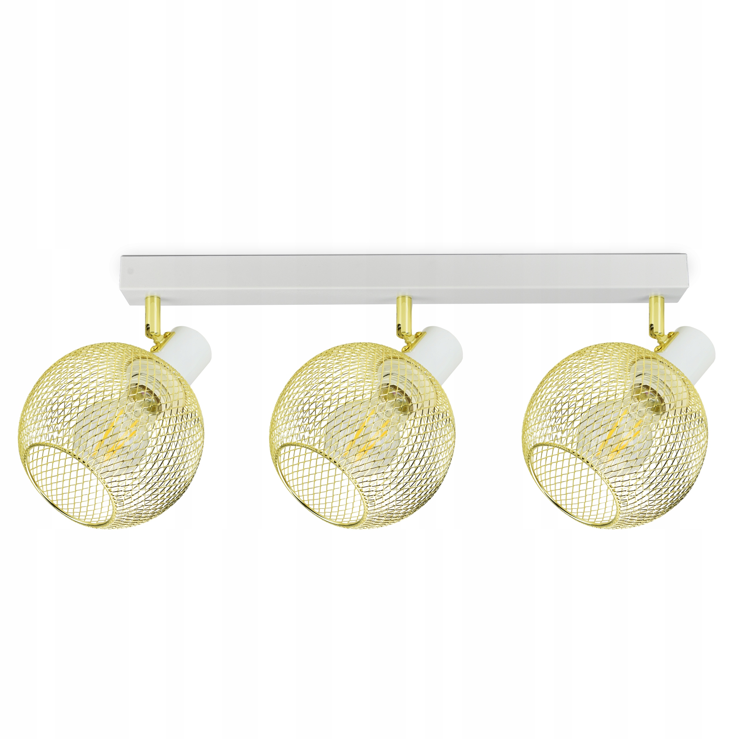 Stropní Svítidlo Lustr Stropní Svítidlo Gold Globe 488-BG3 Led 3xE27 Led Pohyblivá