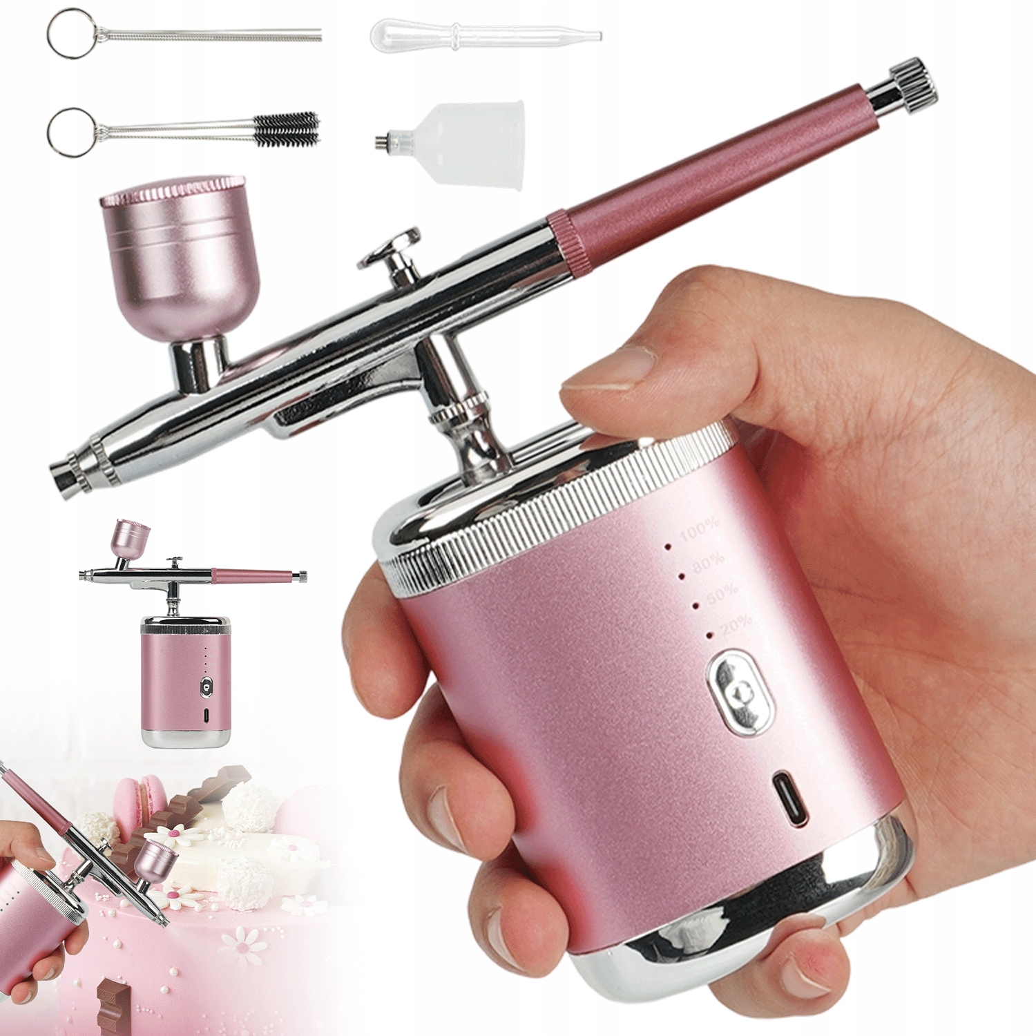 Přenosný Elektrický Beauty Multifunkční Vstřikovač Kyslíku Ve Spreji Aerograf