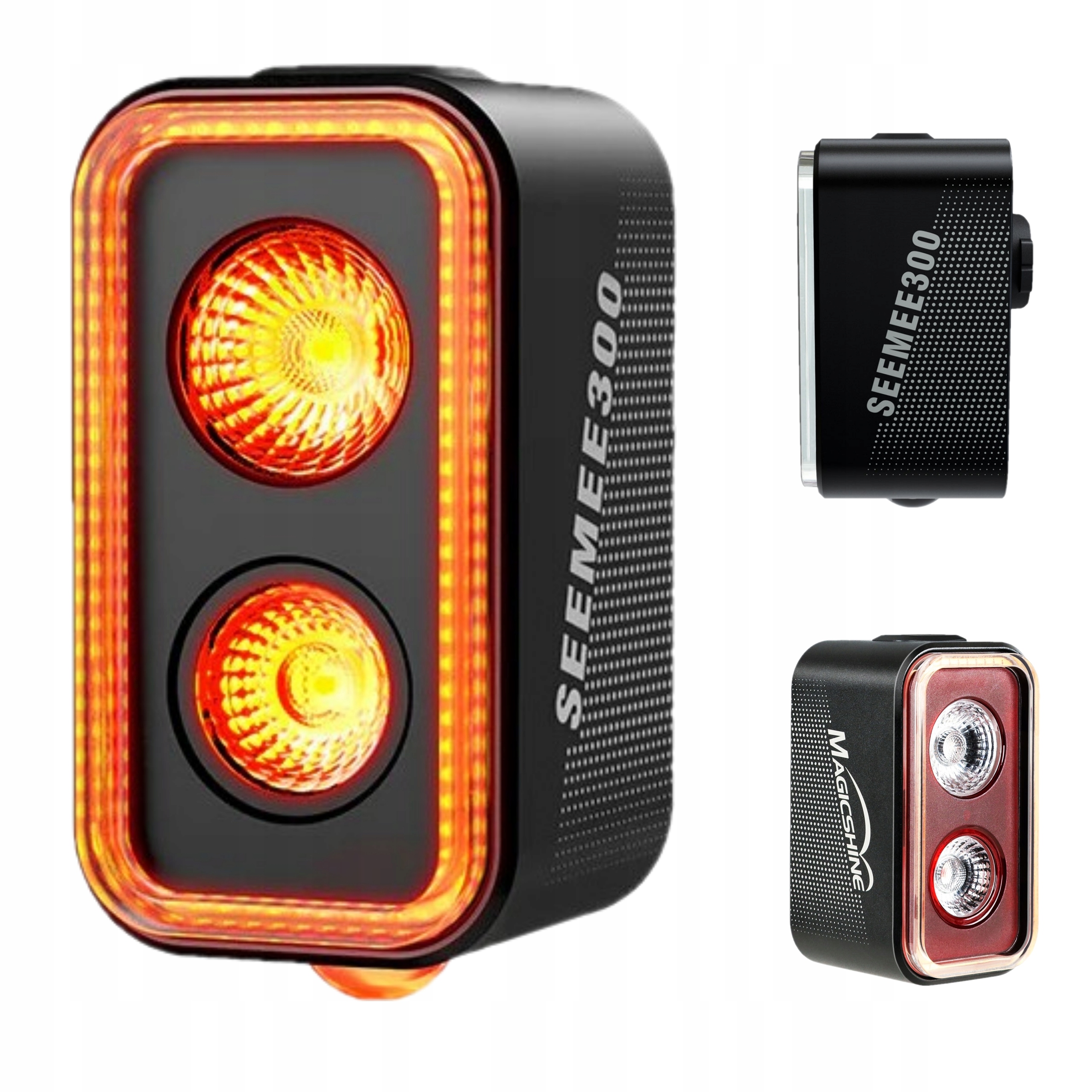 Zadní světlo na kolo Usb Magicshine Seemee 300 Smart Tail Funkce Stop