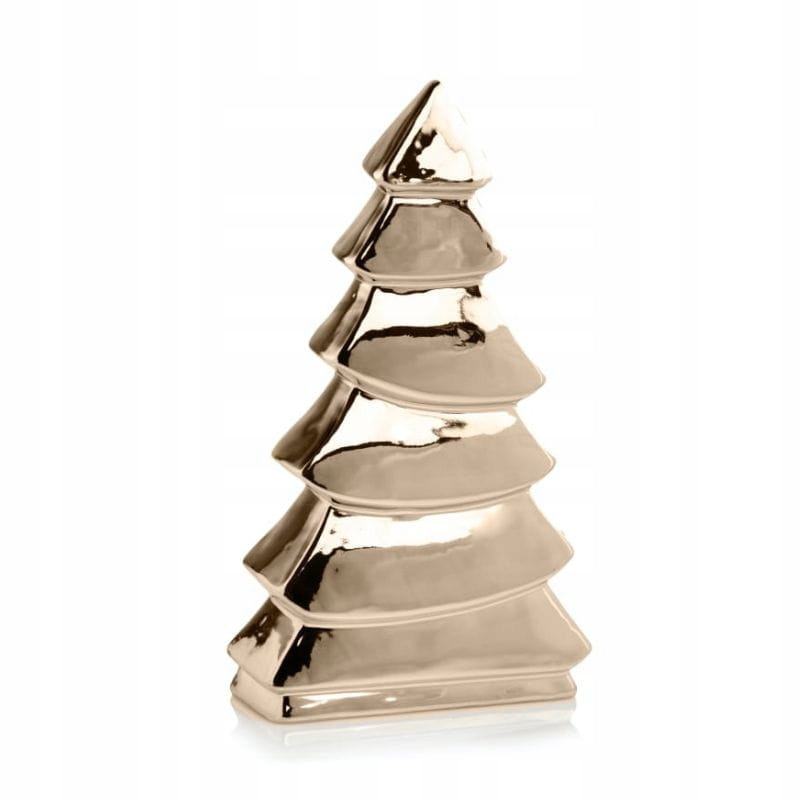 

Złota figurka choinka dekoracja na Boże Narodzenie