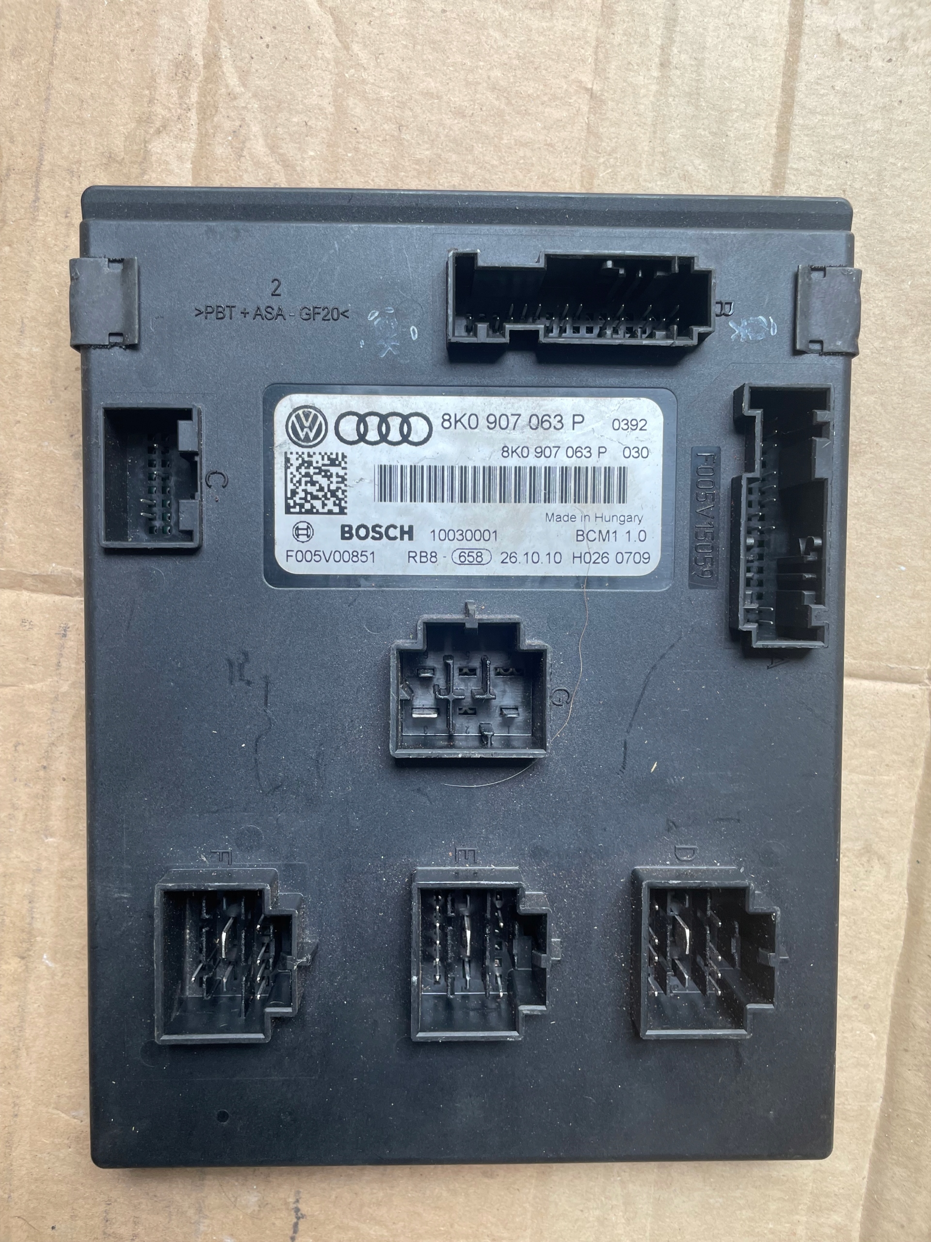 блок комфорта Audi A4 B8 A5 8T Q5 8K0907063P