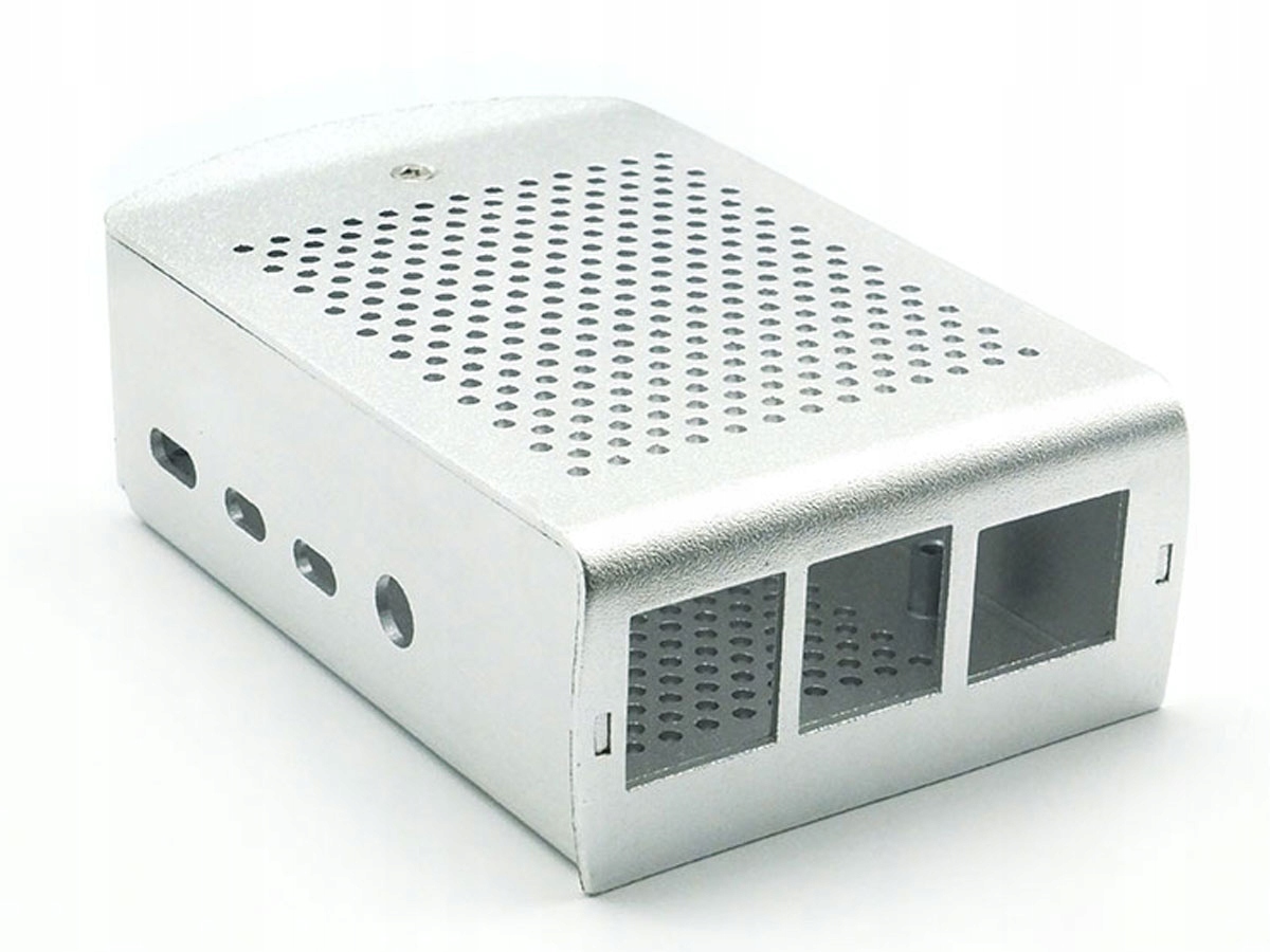 Raspberry Pi 4 aluminiowa obudowa z radiatorami srebrna Producent inny