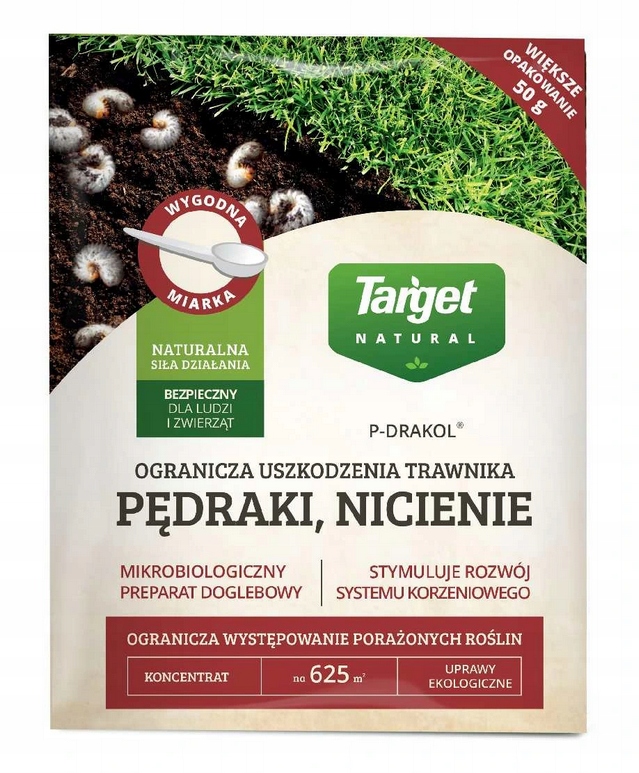 

Target P-Drakol Zwalcza Nicienie Pędraki 50g