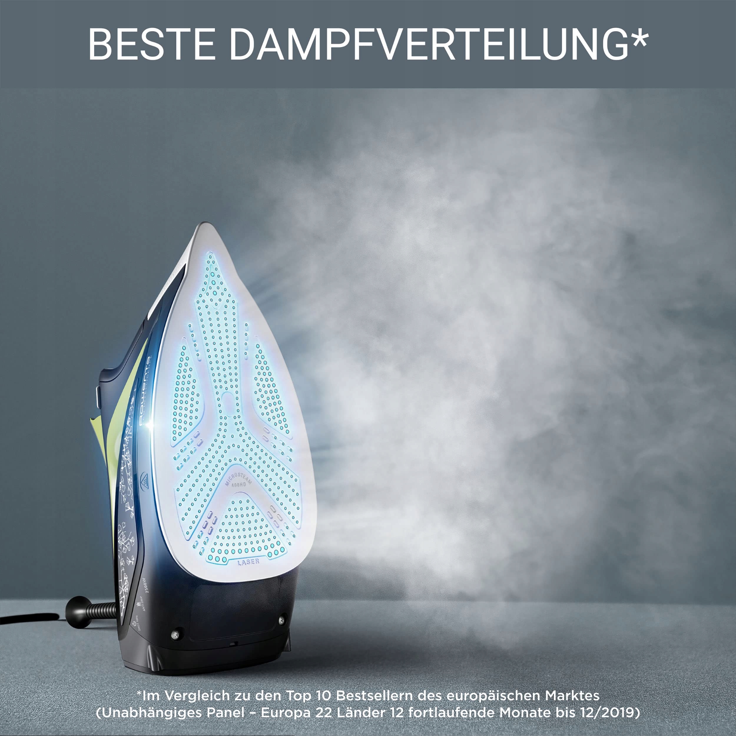ROWENTA Żelazko Parowe Eco Intelligence 2500W Ciągły Wyrzut Pary 45g/min — miniatura 8