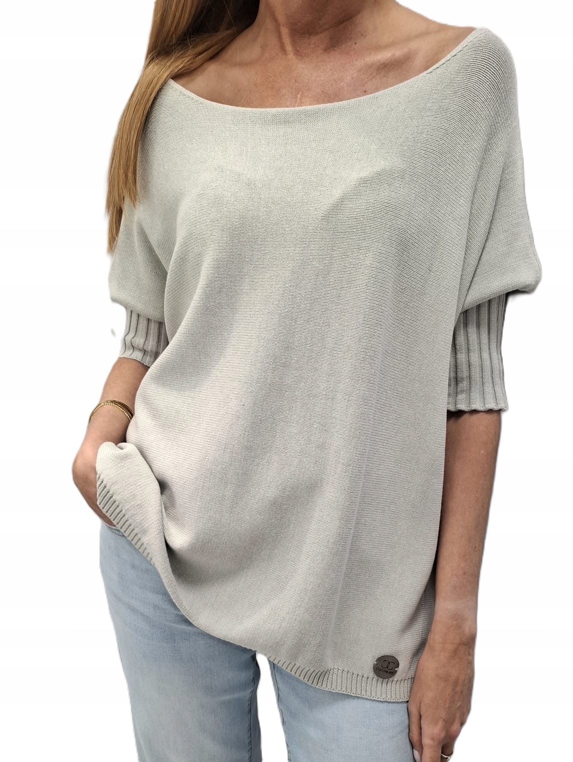 Cocomore Svetr Oversize Bledý Mátový New