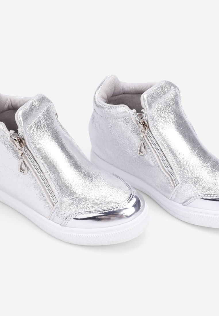 Sneakersy dziewczęce botki na ukrytym koturnie Stan opakowania oryginalne