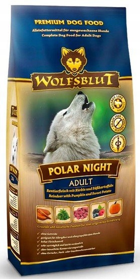 Levně Wolfsblut Dog Polar Night – sob a batáty 12,5 kg