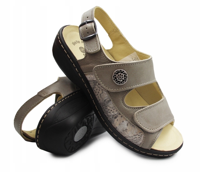 Sandály pro seniorky na léto, velikost K, Dr. brinkmann 710282-08 36