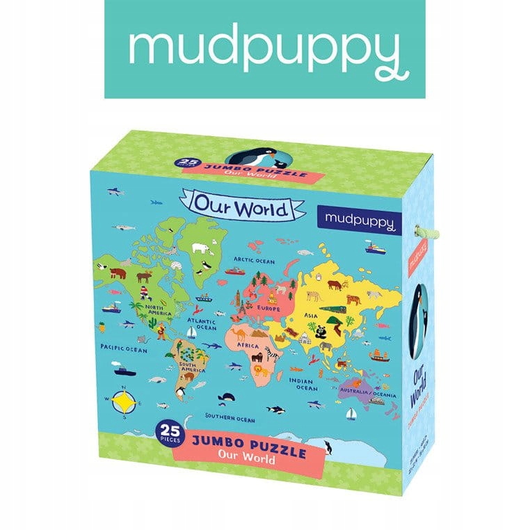 

Puzzle podłogowe Nasz Świat 25 elem. Mudpuppy
