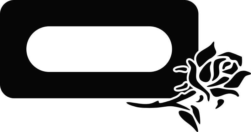 

Naklejka pod potrójny Włącznik kontakt Róża kwiat