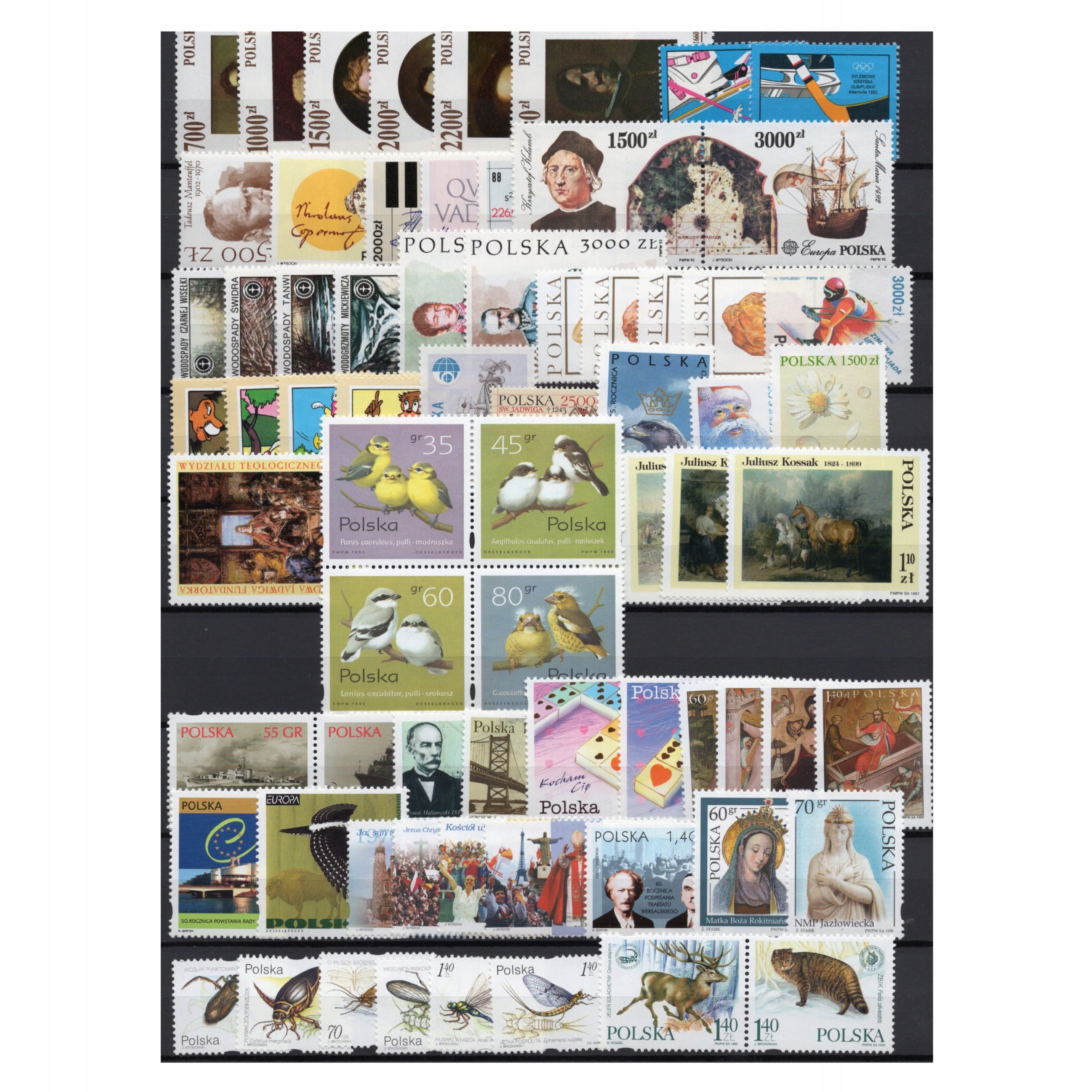 Pakiet znaczków polskich czyste [573]