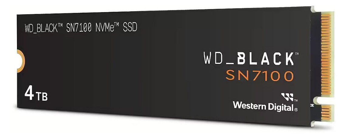 Wd Black SN7100/4TB/SSD/M.2 NVMe PCIe/Gen 4,(R:7000, W:6700MB/s)