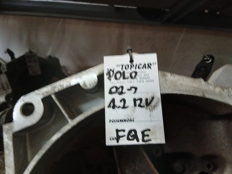 gearbox, VW POLO 02- 1.2 12V FQE
